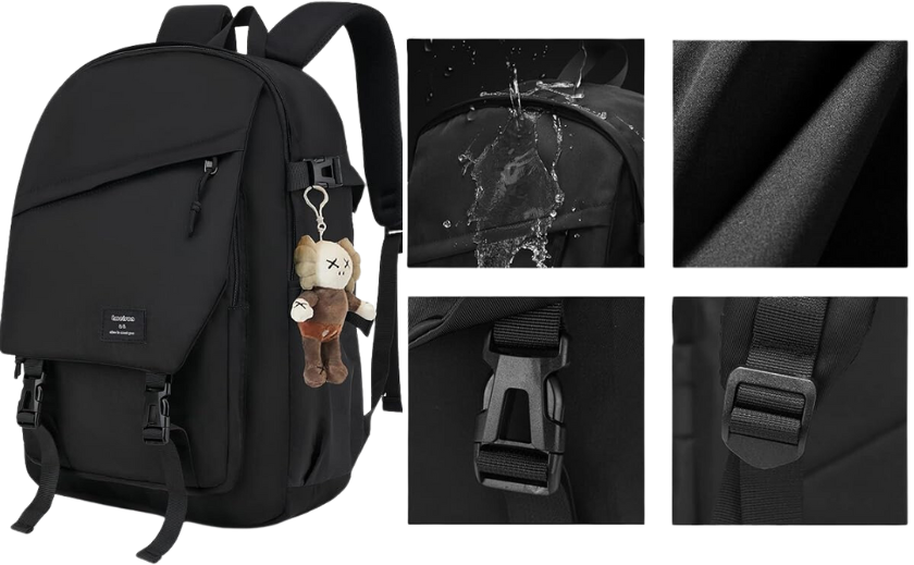 Asge Backpack for Teens, Casual Daypack