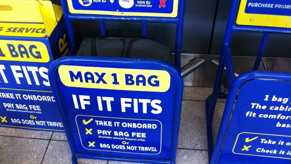 What Size Backpack Can You Take on Ryanair